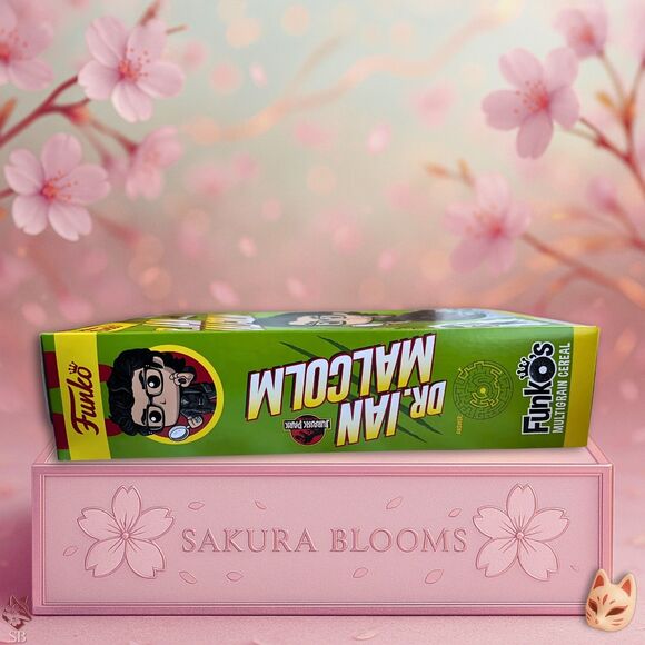 Funko Cereal Jurassic Park Dr. Ian Malcolm Hot Topic Exclusive Sealed Vaulted - Picture 4 of 8